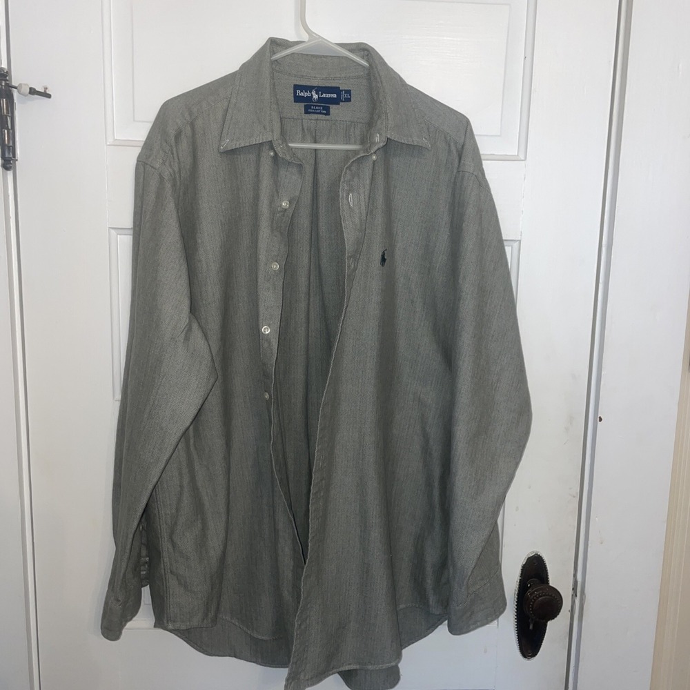 Ralph Lauren XL Blake 100% Cotton Long Sleeve Button Up
